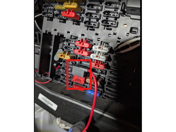 Connect HRN-CW03K3 with fuse taps as follows:
