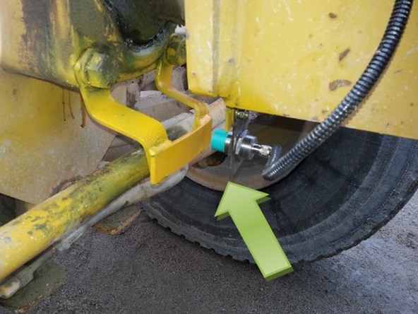 The sensor should read ON when the blade is down.