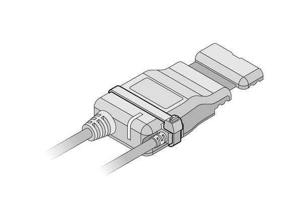 Secure the connection using a cable tie.
