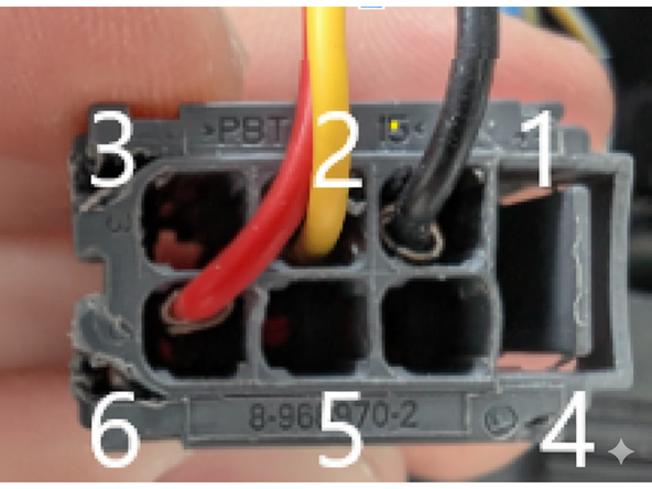 Using components sourced separately from above, Prepare the HRN-CW03K3 harness