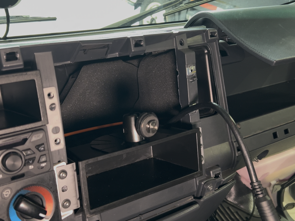 Some vehicles may require you to drill a hole to pass the connector / cable through the dashboard.