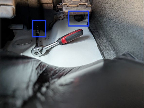 A plastic trim tool is recommended for this step.