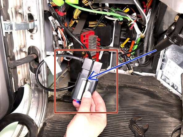 Plug the GO device into remaining end of the harness.