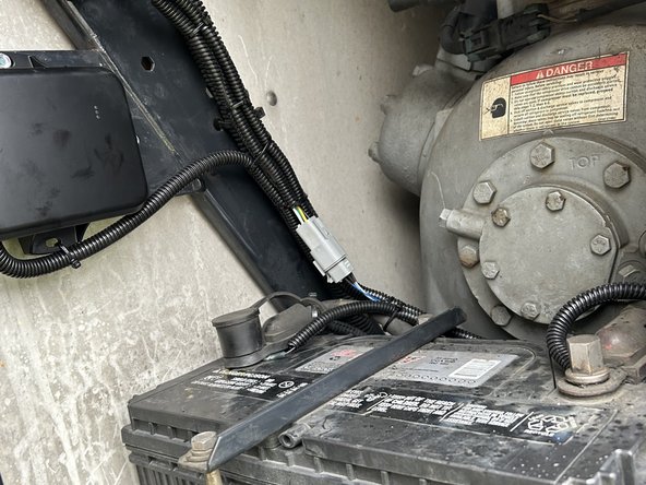 Trim any excess cable tie.