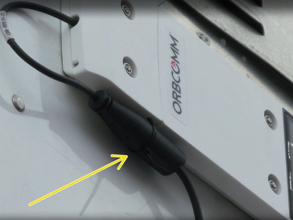 Secure the harness to the device using a cable tie.