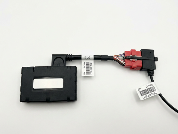 Be sure to secure connection with cable tie.
