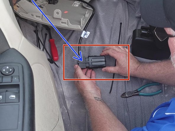Plug the GO device into remaining end of the harness.