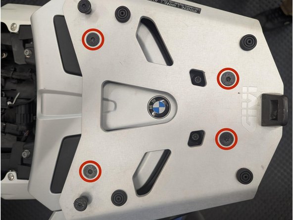 Remove the 4 x Hex screws using a screwdriver.