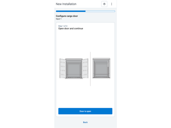 The app will display a loading screen for about 10 seconds while the device prepares for calibration.