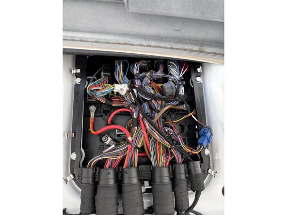 If X15 is already occupied by another connector, please disconnect it and attach it to the other end of our T-harness.