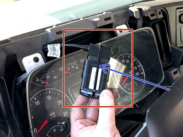 Plug the GO device into remaining end of the harness.