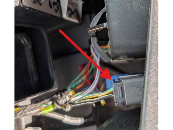 Unplug the connectors on the dash cover side.