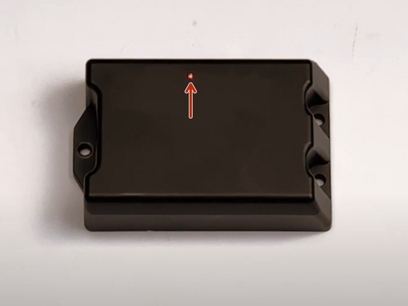 LED state - Flashing red.