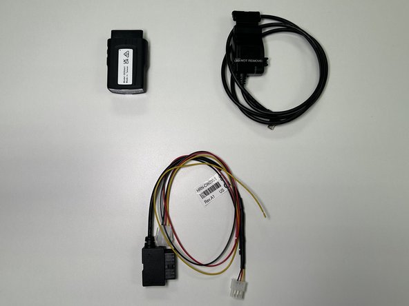 Installing a GO Device into a Mercedes Actros requires a HRN-CW03K3 (3-wire harness) &amp; IOX-CLAMP.