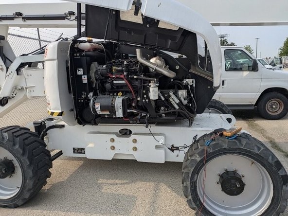 Familiarize yourself with the asset and remove panels as needed to access the power point connection and choose an appropriate mounting location.