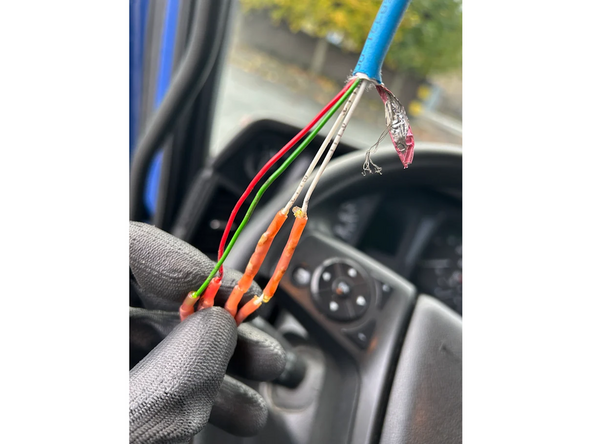 For most non-standard installation scenarios, the panel is connected to four or more wires. In this step, you’ll need to identify 3 wires: ground, CAN high, and CAN low using a Digital Multi Meter and the igntion must be ON.