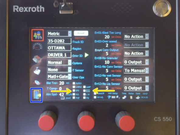 Wait about 10 seconds, then press the lock symbol icon on the bottom right of the screen.