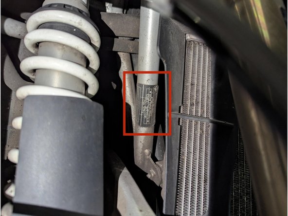 Note the VIN number on the build plate which is located on the front right side of the frame below the steering head.