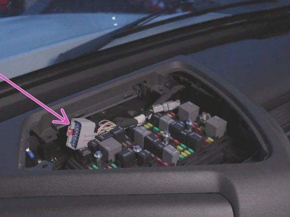 Locate and identify the RP1226 connector.