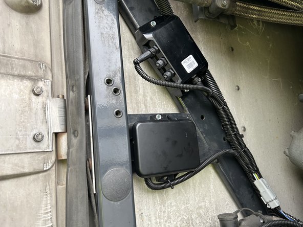 Secure excess wiring with cable ties as needed.