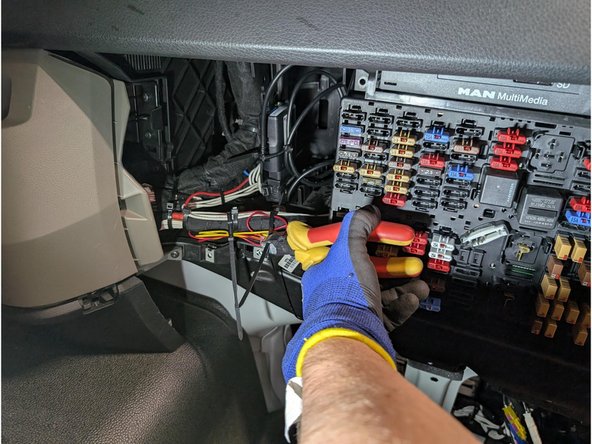 Tidy the installation area and reinstall all components