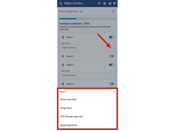 Choose the appropriate use case from the drop down list.