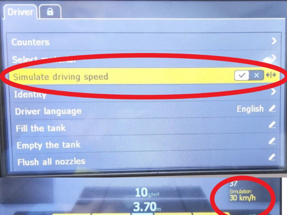 Turn Schmidt controller on using the power button on the top left of the control head.