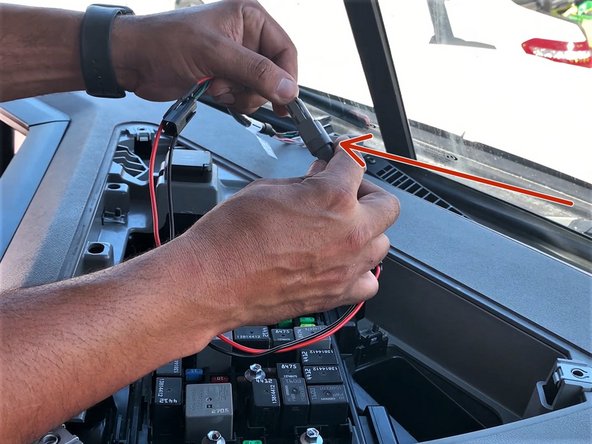 Connect the HRN-CE10K2 to the mating connector where the terminating resistor was removed.