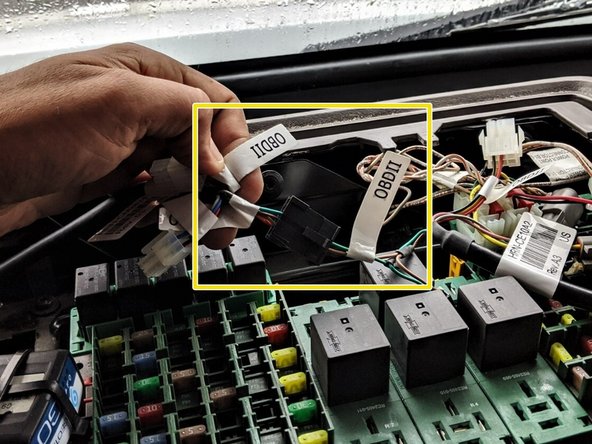 If the black 2 pin J1708 connector was used because the grey 2 pin J1939 was not present: