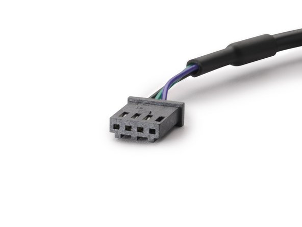 Connect the female 4-pin connector from the HRN-CCLAAHA harness to the data port located on the back of the controller.