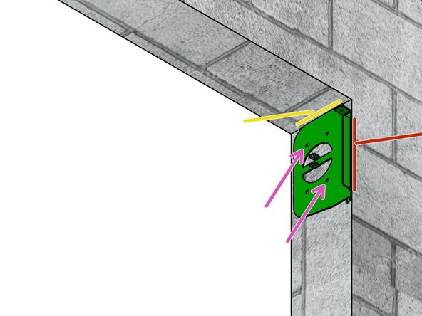 View shown from Back side of Opening