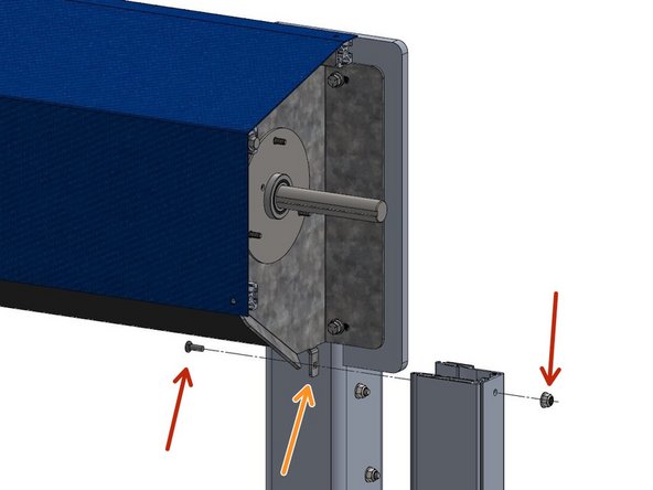 If the door you are mounting has the Construction Grade PVC tracks skip to the next step. This step will cover mounting the door models using the Aluminum Tracks.