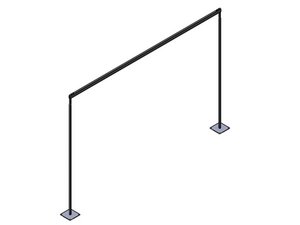 Bolt-up Beam Floor Stand Mount Installation