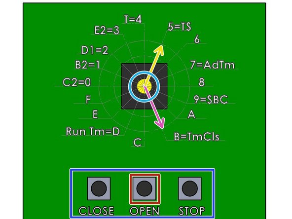 Fully close the door and verify that the Close LED is illuminated