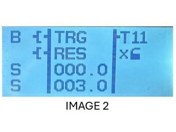 1)    From the main screen, press the “ESC” button located in the button left corner of the keypad, so the screen on Image 1 is shown.