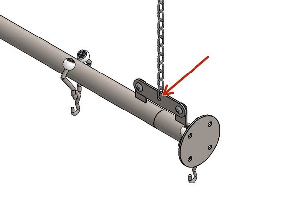 Bridge Brackets are used For Chain Suspension Mount Track Systems.