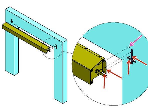 Use two (2) people, and two ladders (at minimum).