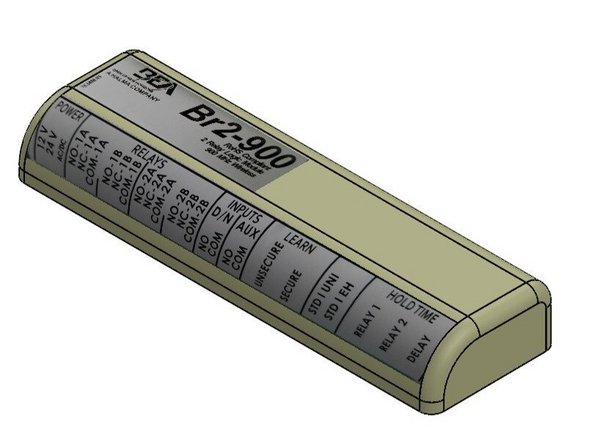 The BR2-900 wireless receiver from BEA can handle up to 75 wireless remotes, and communicates at a frequency of 908-918MHz.