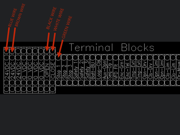 Here is the wiring schema for inside the ICS3 Control Panel: