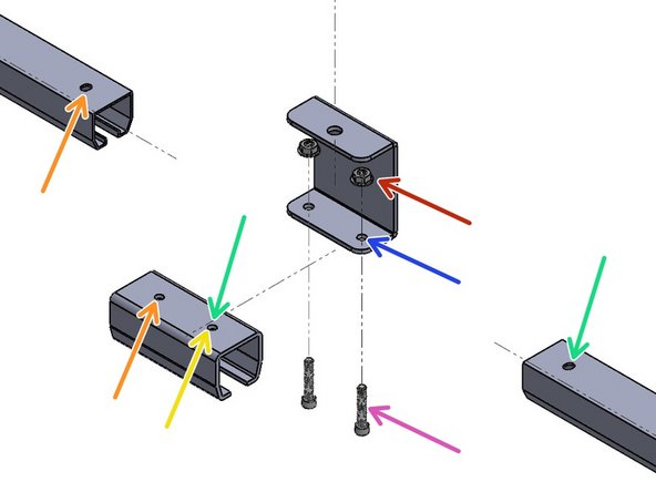 Locate the Universal Track Connector components.