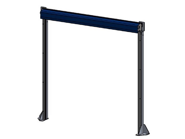 Use a Level to Plumb the Track or the Door will not operate correctly.