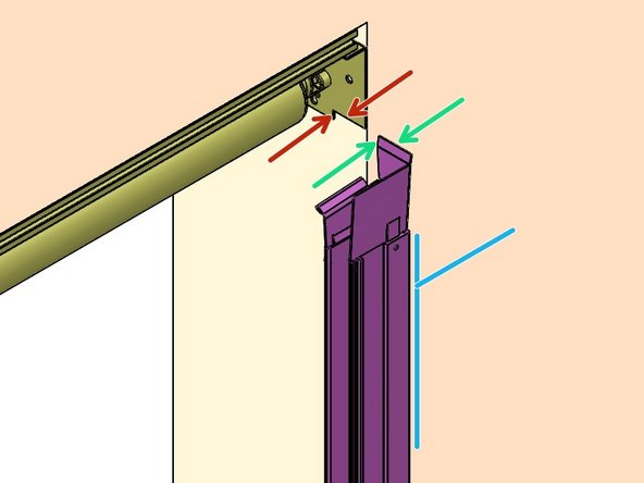 Use two people to make this process easier.