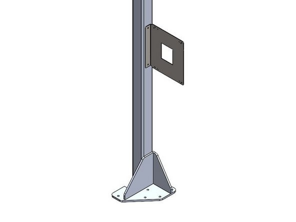 Goff's will provide (2) self-drilling fasteners to use for mounting the bracket to the door frame.