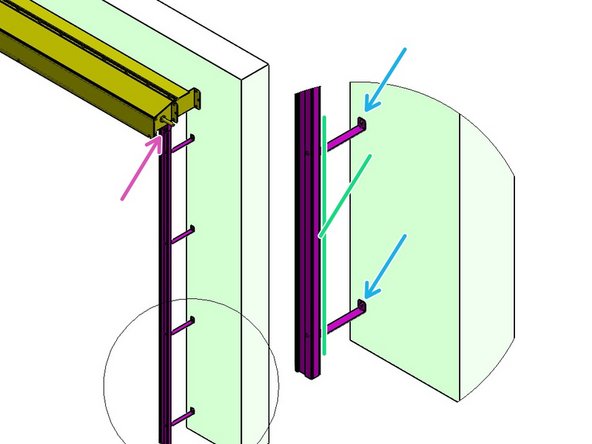 Plumb the Track Left to Right.