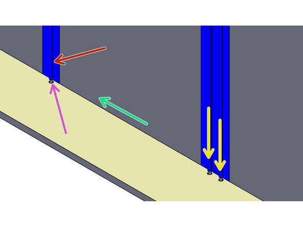 Latch the Cam Locks into the floor.