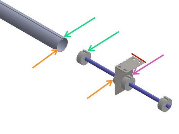 The Idler Bracket should be installed before beginning this Step.