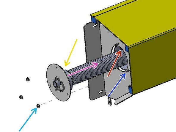 Align the second Hub Groove