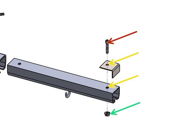 To install the End Stop onto the First or Last Section of Track: