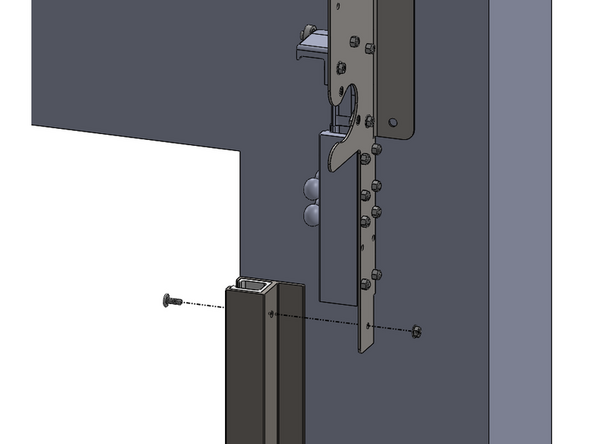 Ensure the side plate mount flanges are going outward.