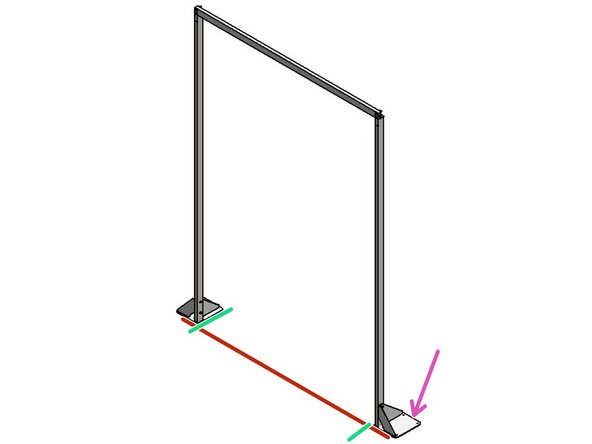 Move the Frame Structure to it's Installation Location.